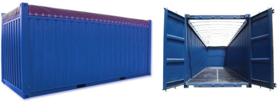 Hoe oversized hoge goederen te vervoeren? Open topcontainers komen te hulp!