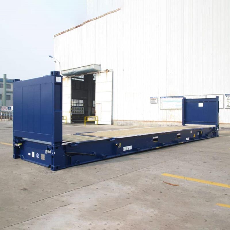 Wat is een platte rekcontainer
