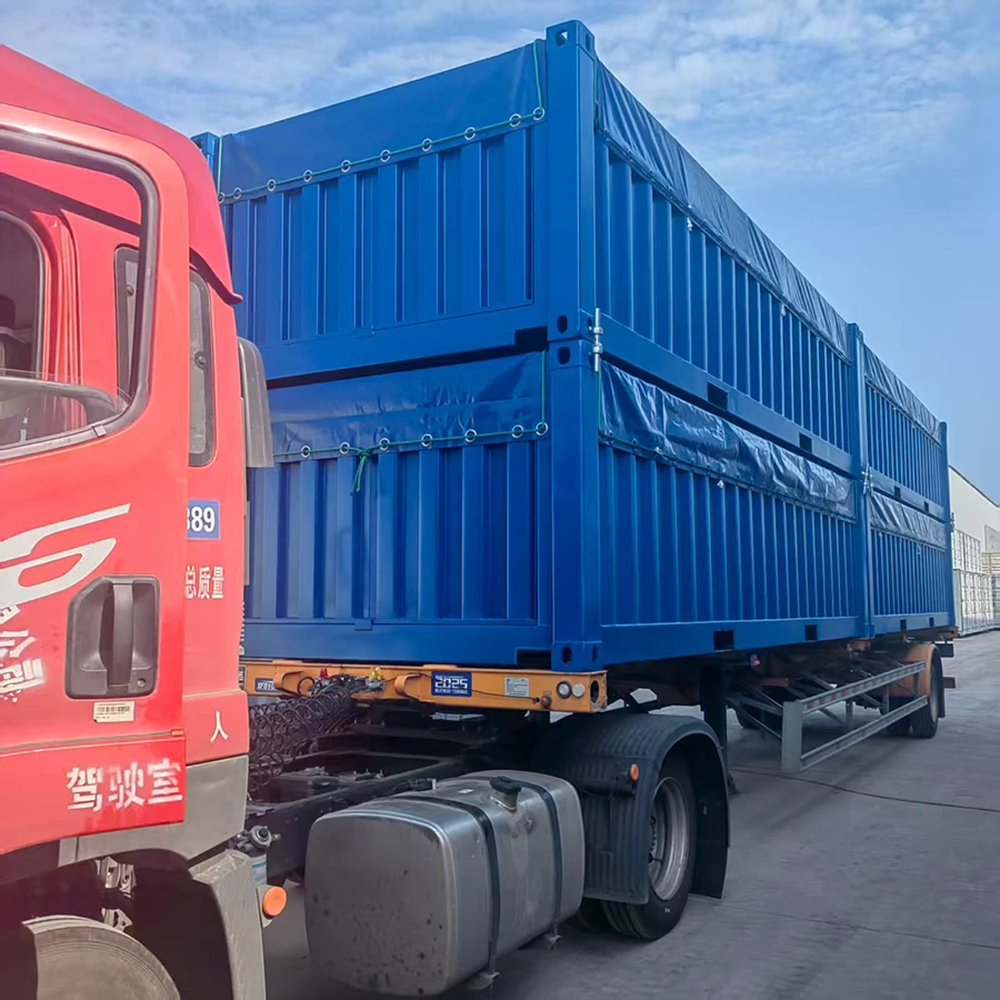 Casestudy: container van halve hoogte voor verzending en opslag