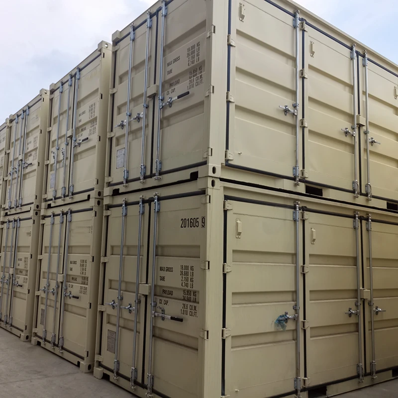 Wat is het beste type deur voor een zeecontainer?