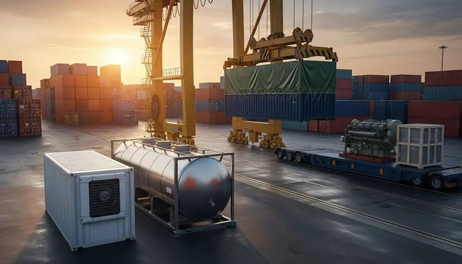 Verschillende soorten speciale zeecontainers en gebruik