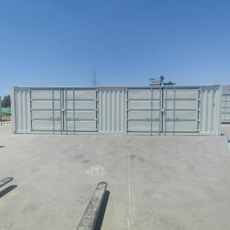 40ft hoge kubuscontainer met 2 zijdeuren