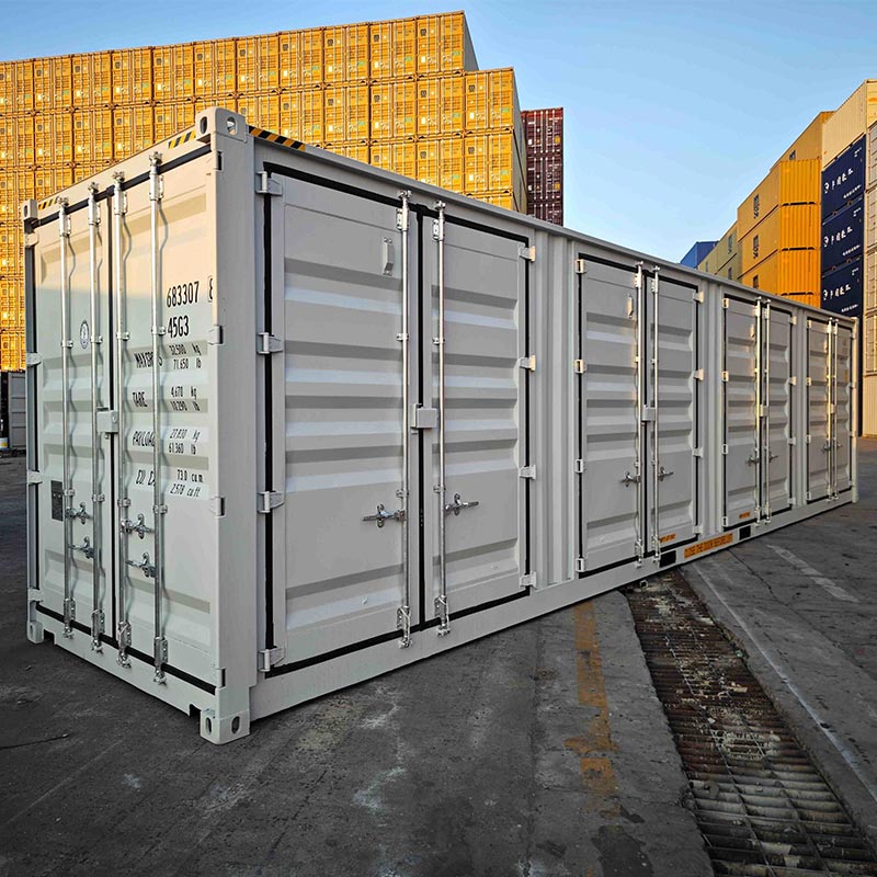 40ft hoge kubus open zijcontainer