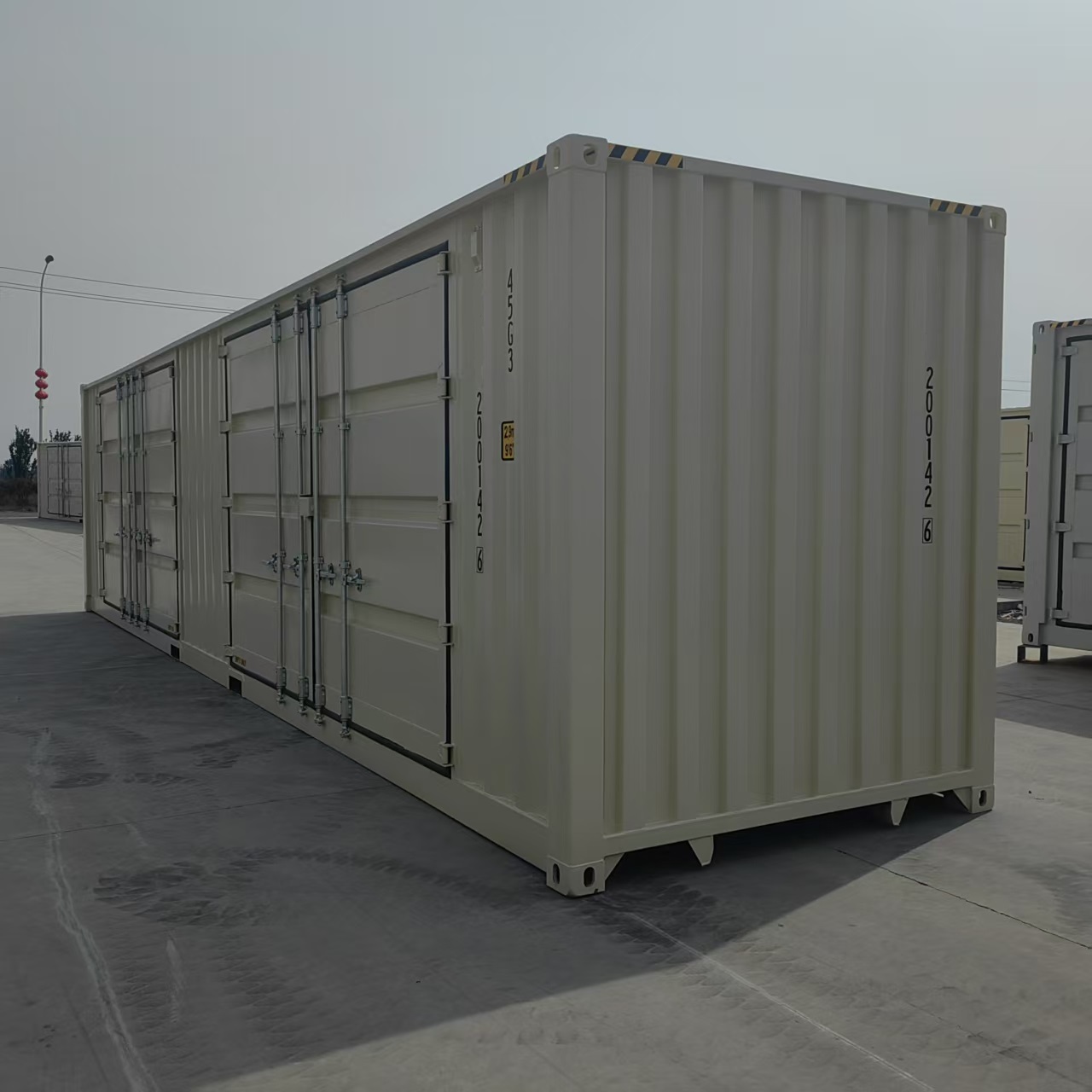 40ft open zijde hoge kubuscontainer