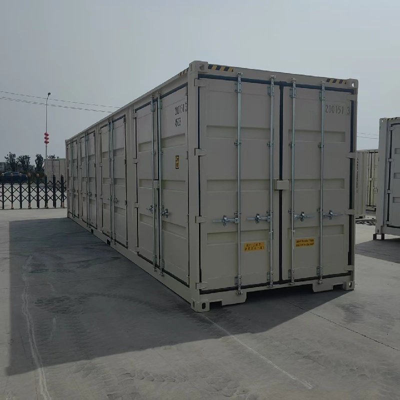 40HC open zijcontainer