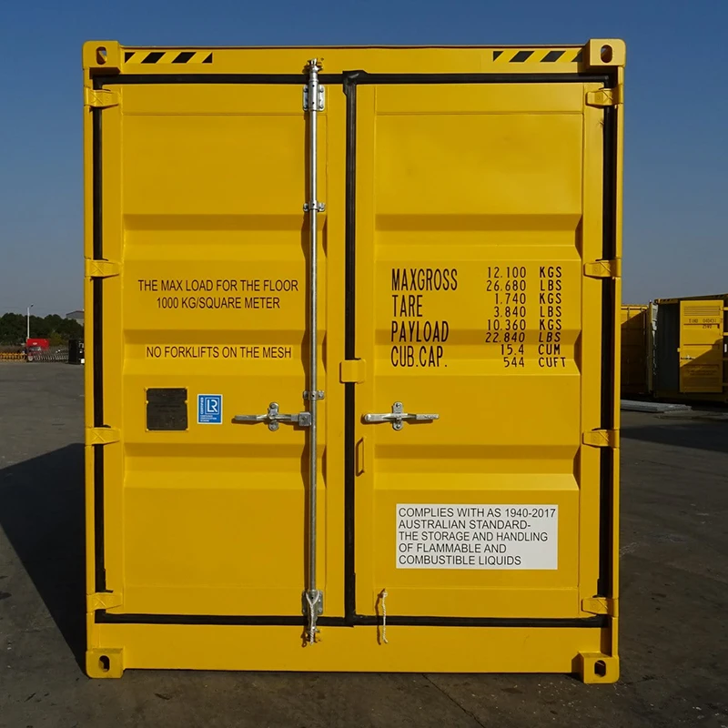 Verzendingscontainer voor gevaarlijke goederen