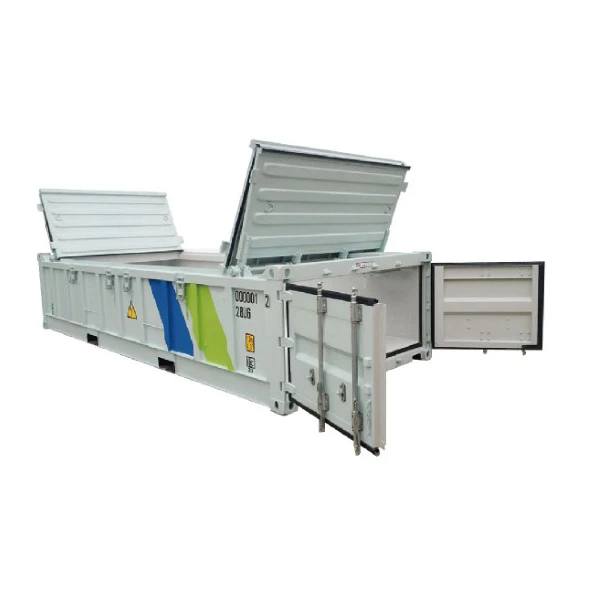 Afval zeecontainer